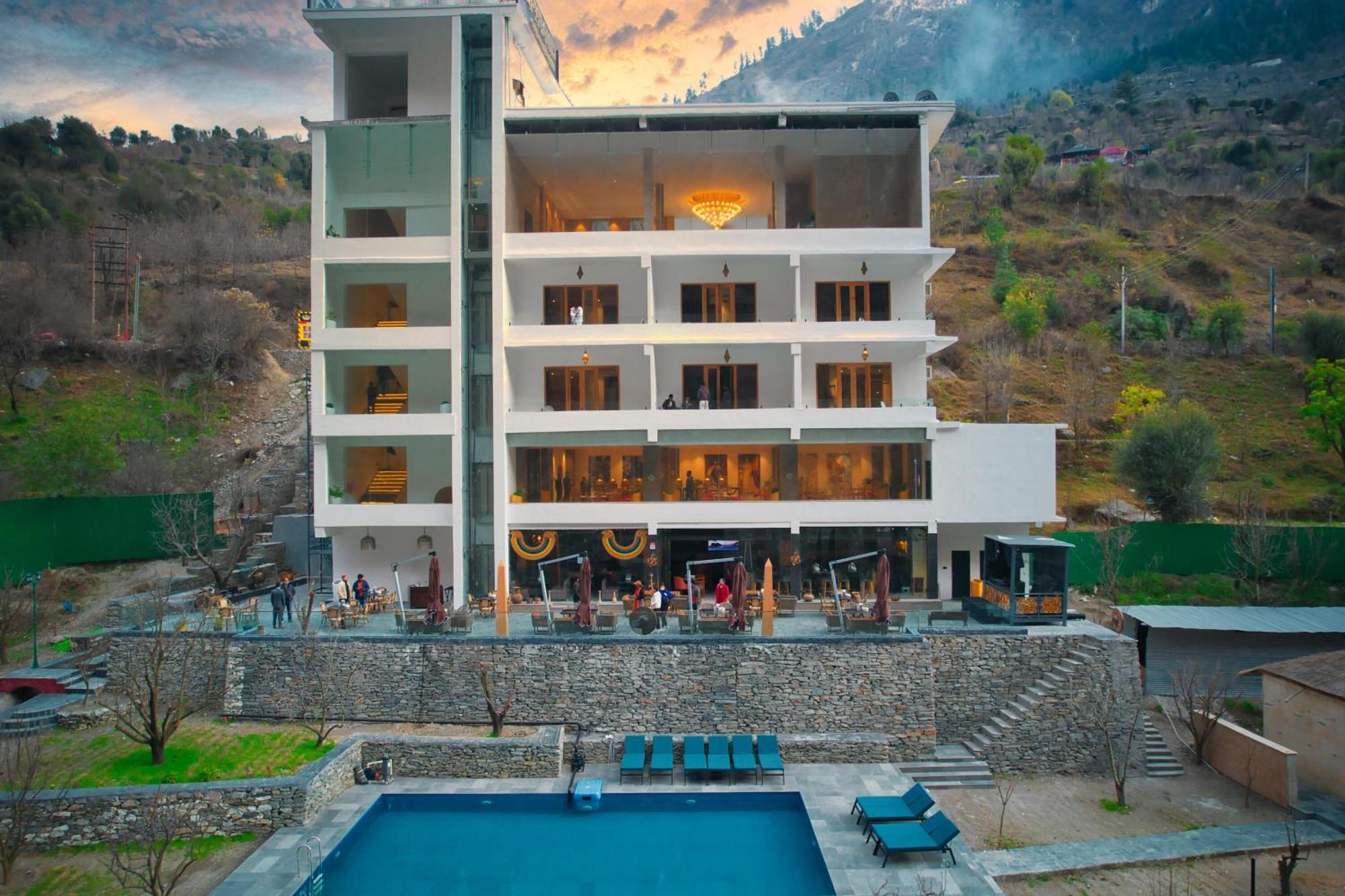 Echor Palm Bliss Riverside Resort & Spa Kasol Dış mekan fotoğraf