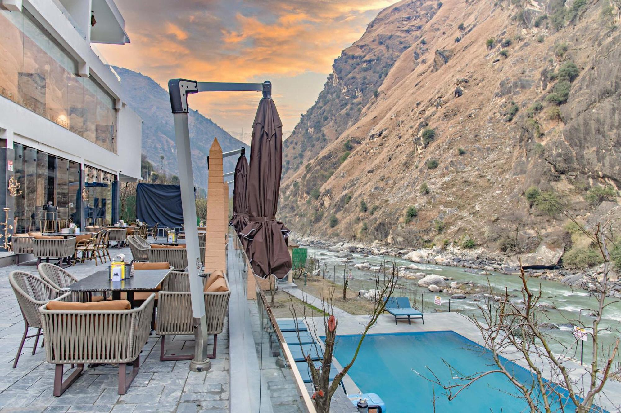 Echor Palm Bliss Riverside Resort & Spa Kasol Dış mekan fotoğraf