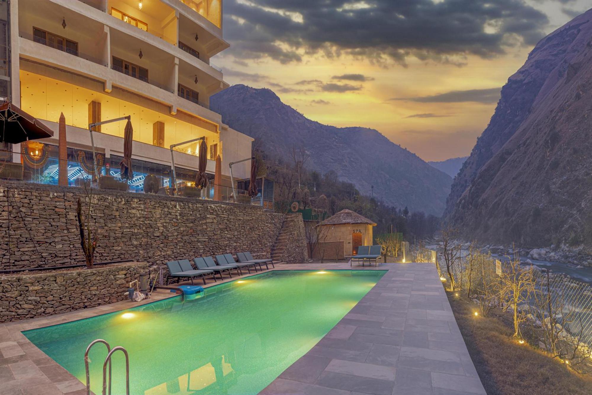 Echor Palm Bliss Riverside Resort & Spa Kasol Dış mekan fotoğraf